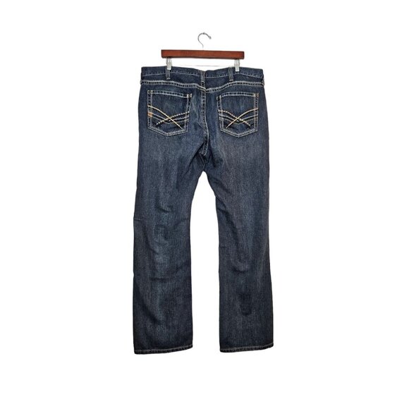 Ariat M5 Slim Straight Jeans Men's 41x34 Blue Denim - Picture 2 of 16